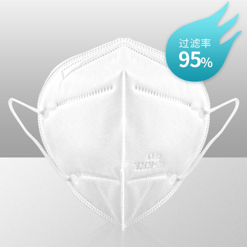 Easy Carrying Single Use N95 Dust Mask ผ้าไม่ทอเป็นมิตรต่อสิ่งแวดล้อม