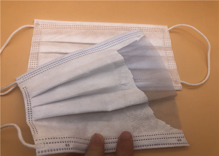 โรงพยาบาลทิ้งหน้ากากทางการแพทย์ / หน้ากากศัลยแพทย์ Hypoallergenic CE FDA