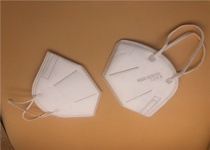 White N95 Medical Mask / N95 Respirator Mask บำรุงรักษาทำความสะอาดฟรี