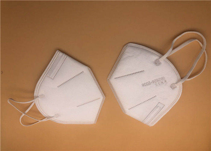 White N95 Medical Mask / N95 Respirator Mask บำรุงรักษาทำความสะอาดฟรี