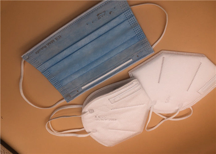 Cup Shape KN95 หน้ากากกันฝุ่น / หน้ากากแพทย์ KN95 สีขาวพร้อมวาล์วหายใจ