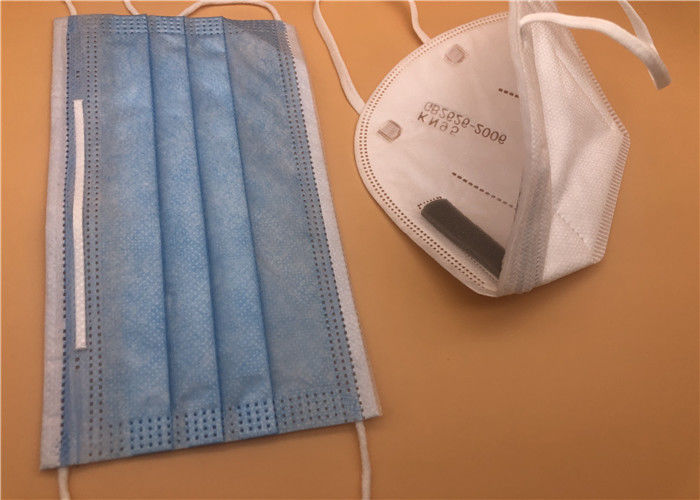 หมอใช้ Kn95 Earloop Mask พับระดับสูงป้องกันผิวเป็นมิตร