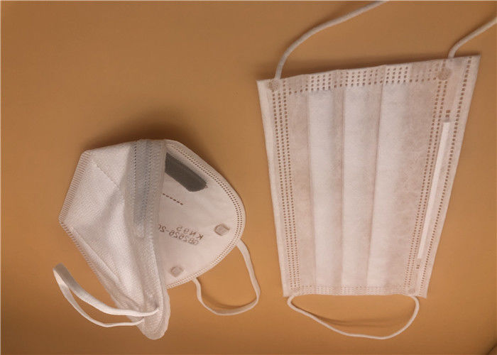 น้ำหนักเบา N95 Surgical Mask Anti Fog Portable ประสิทธิภาพการกรองสูง